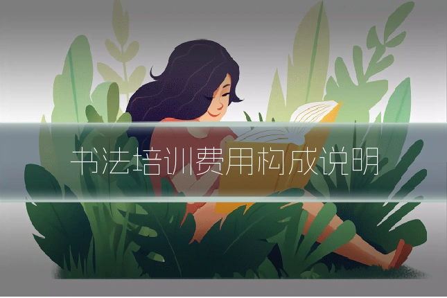 书法培训费用构成说明