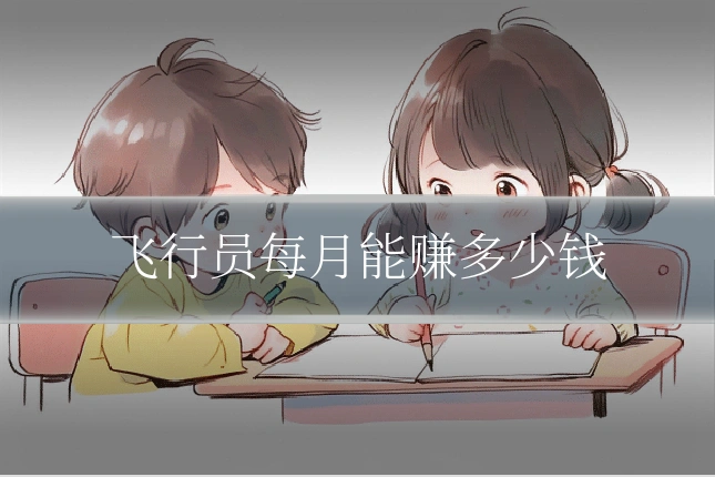 飞行员每月能赚多少钱