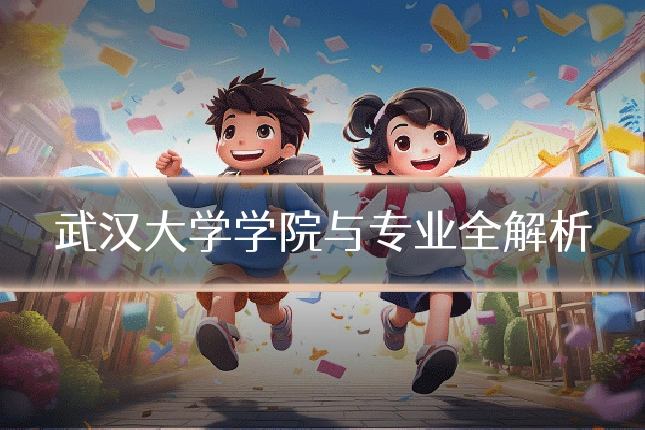 武汉大学学院与专业全解析