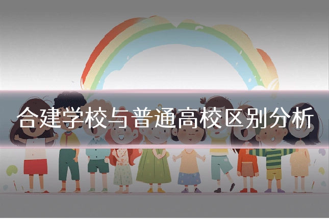 合建学校与普通高校区别分析