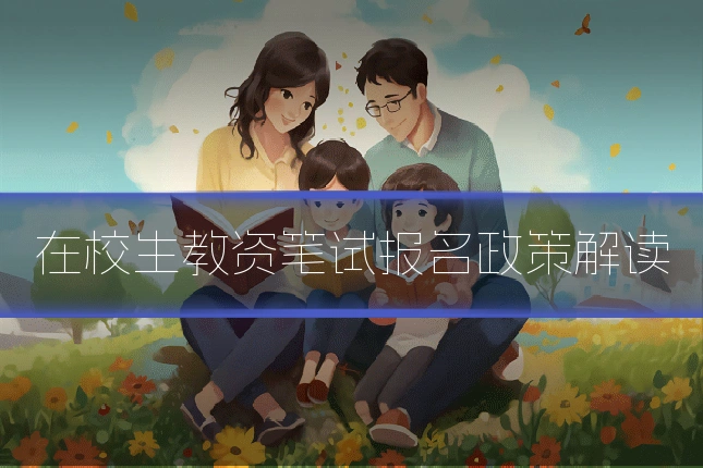 在校生教资笔试报名政策解读