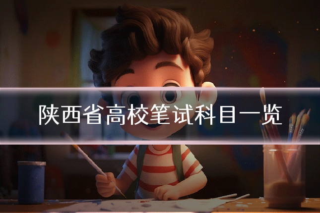 陕西省高校笔试科目一览