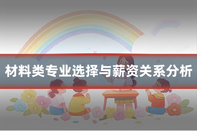 材料类专业选择与薪资关系分析