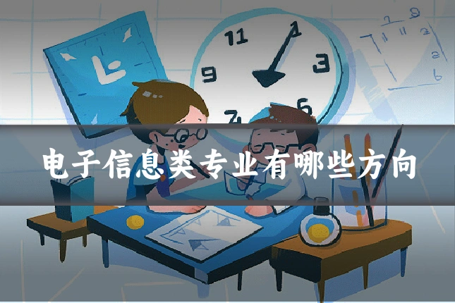 电子信息类专业有哪些方向