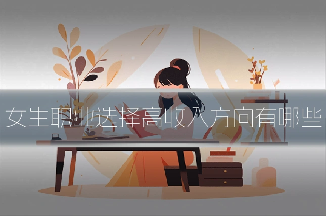 女生职业选择高收入方向有哪些