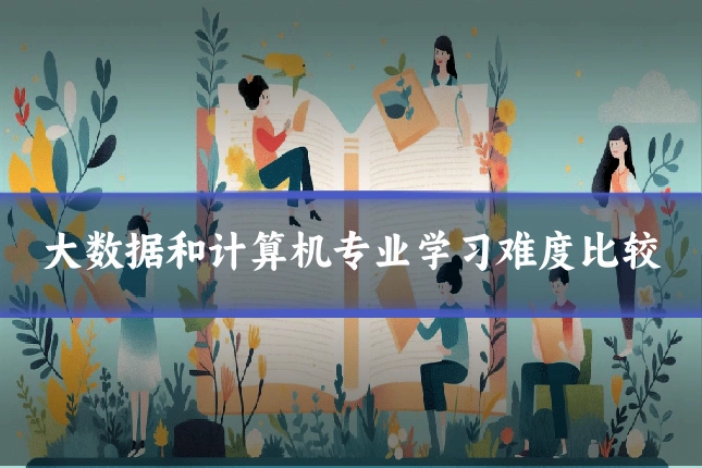 大数据和计算机专业学习难度比较