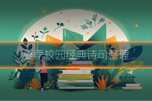夏季校园经典诗句整理