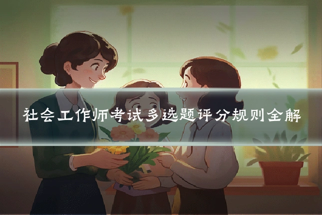 社会工作师考试多选题评分规则全解