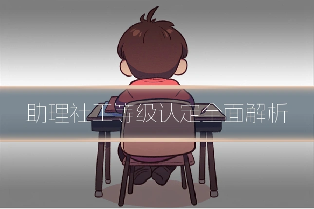 助理社工等级认定全面解析