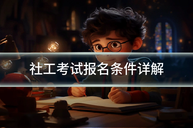 社工考试报名条件详解