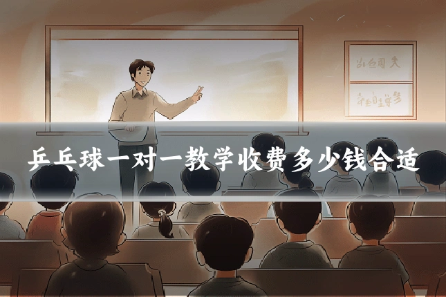 乒乓球一对一教学收费多少钱合适