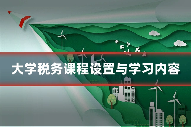 大学税务课程设置与学习内容