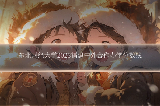 东北财经大学2023福建中外合作办学分数线