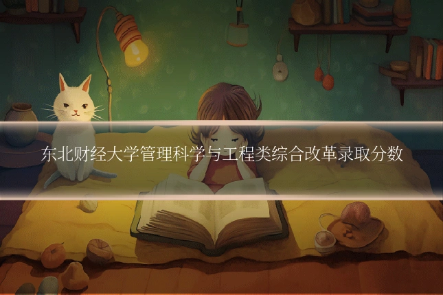 东北财经大学管理科学与工程类综合改革录取分数