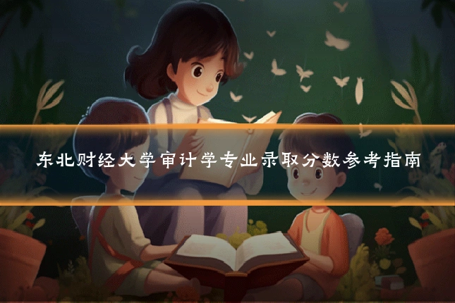 东北财经大学审计学专业录取分数参考指南
