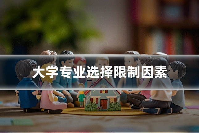 大学专业选择限制因素