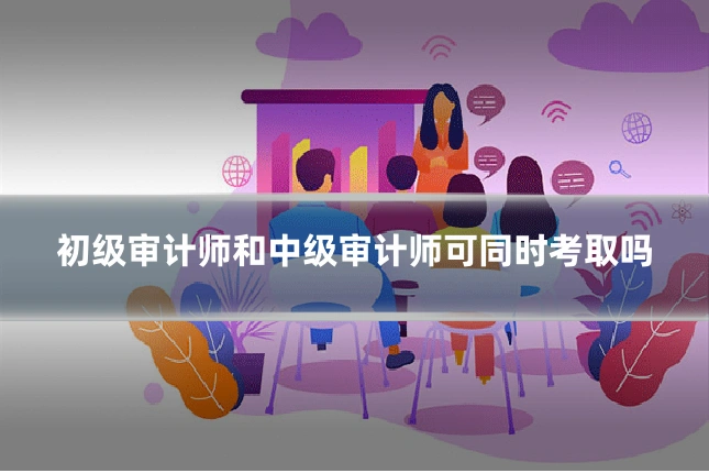 初级审计师和中级审计师可同时考取吗