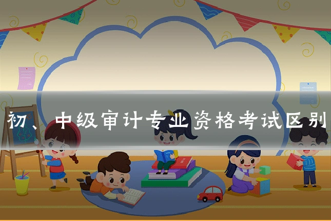 初、中级审计专业资格考试区别