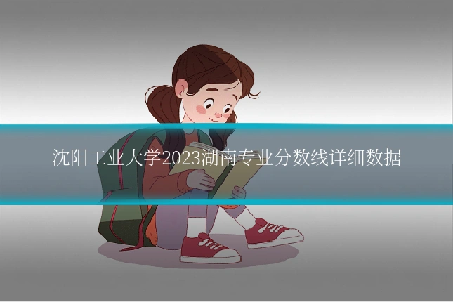 沈阳工业大学2023湖南专业分数线详细数据