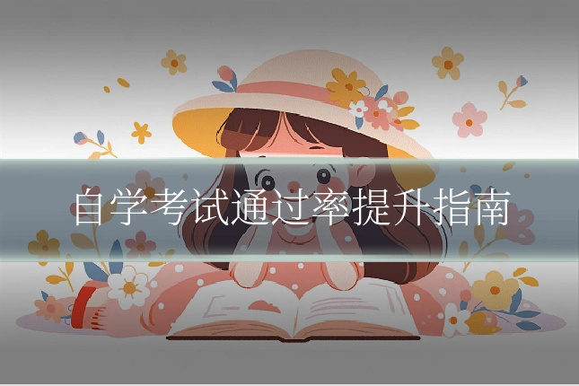 自学考试通过率提升指南