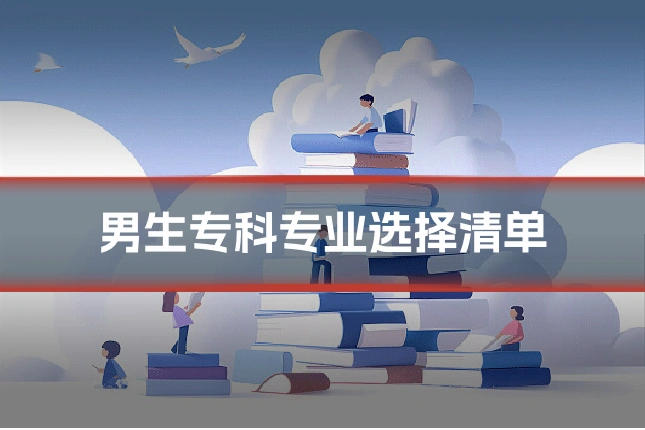 男生专科专业选择清单