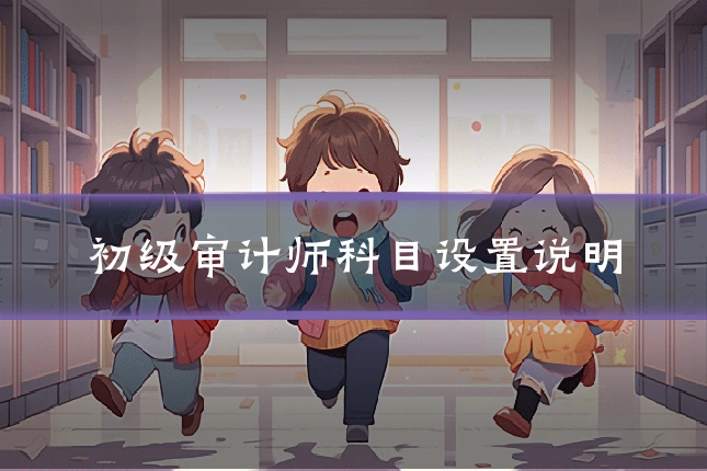 初级审计师科目设置说明