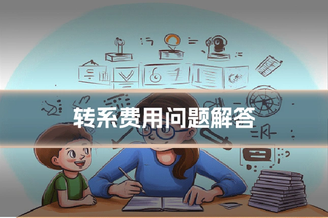 转系费用问题解答