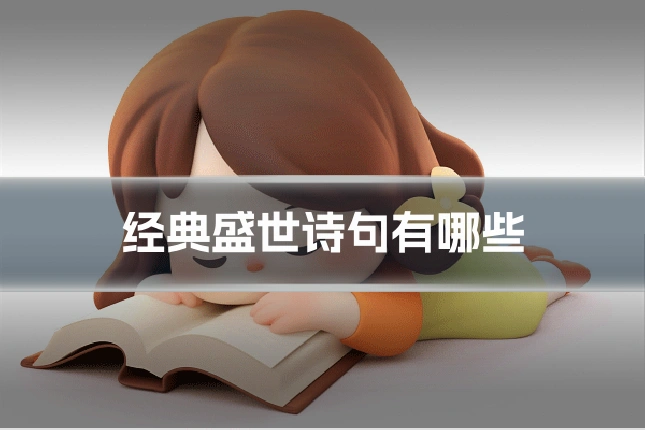 经典盛世诗句有哪些