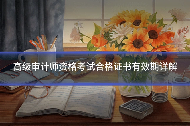 高级审计师资格考试合格证书有效期详解
