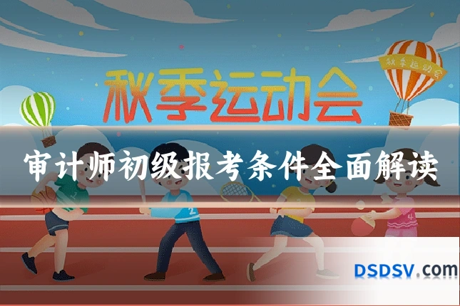 审计师初级报考条件全面解读