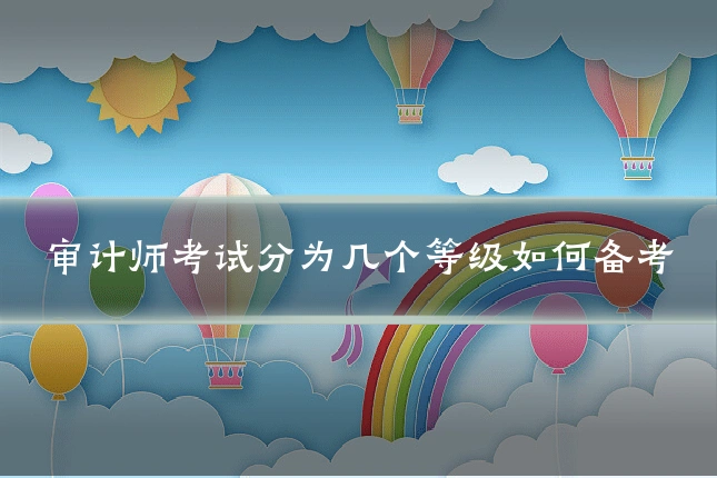 审计师考试分为几个等级如何备考