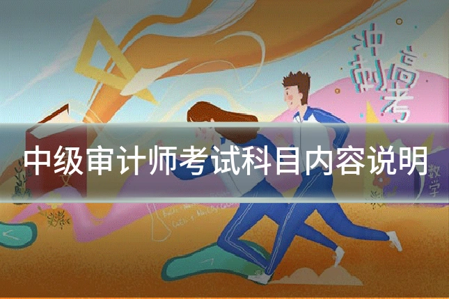 中级审计师考试科目内容说明