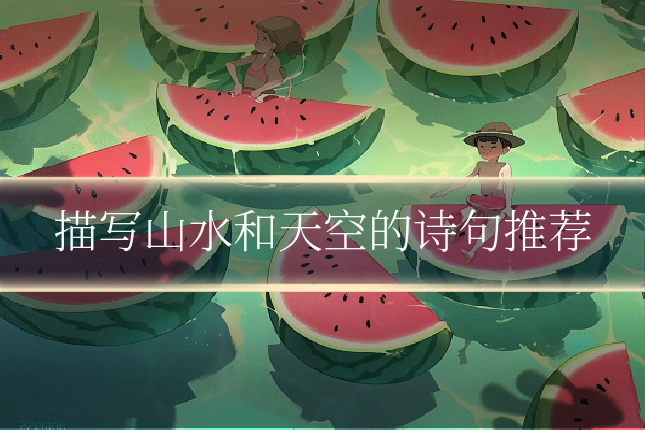 描写山水和天空的诗句推荐