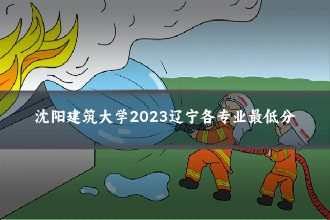 沈阳建筑大学2023辽宁各专业最低分