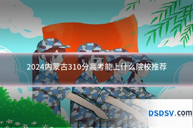 2024内蒙古310分高考能上什么院校推荐