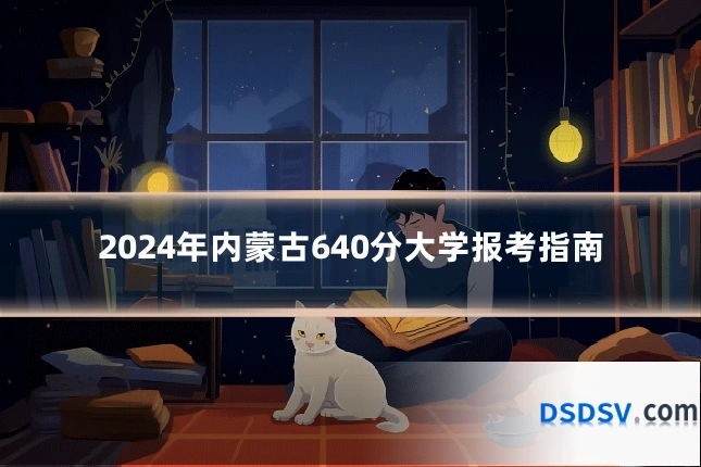 2024年内蒙古640分大学报考指南