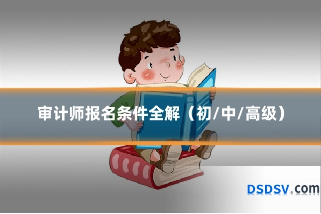 审计师报名条件全解（初/中/高级）