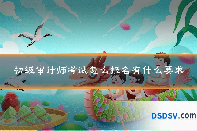 初级审计师考试怎么报名有什么要求