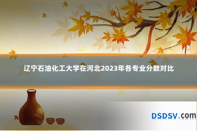 辽宁石油化工大学在河北2023年各专业分数对比