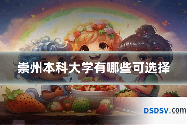 崇州本科大学有哪些可选择