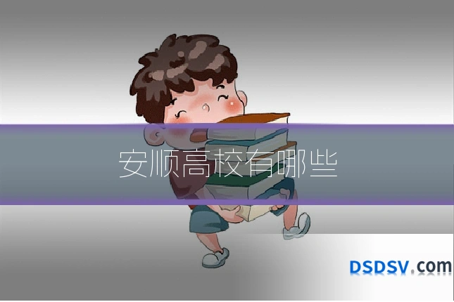 安顺高校有哪些