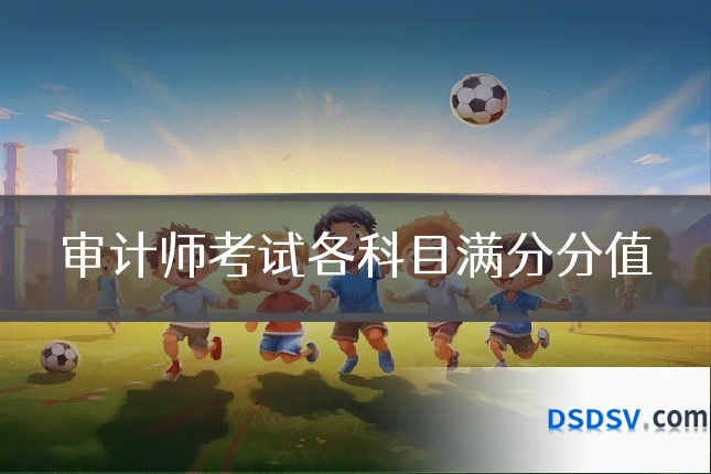 审计师考试各科目满分分值