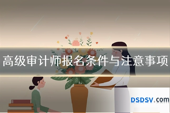 高级审计师报名条件与注意事项