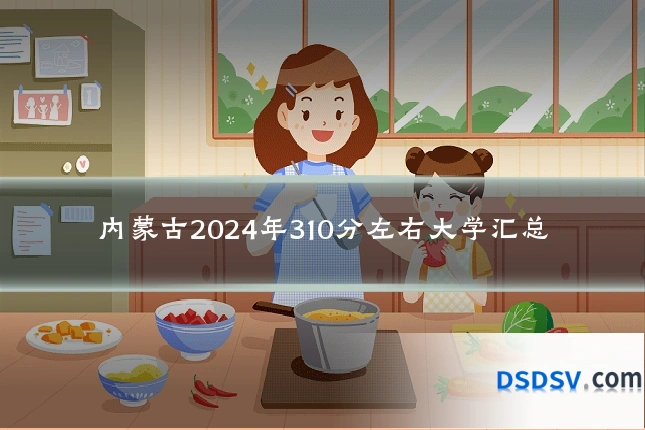 内蒙古2024年310分左右大学汇总