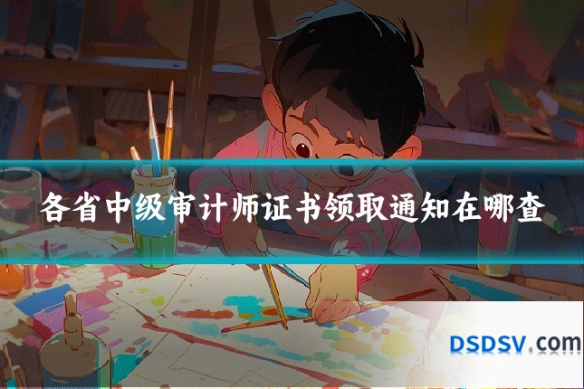 各省中级审计师证书领取通知在哪查