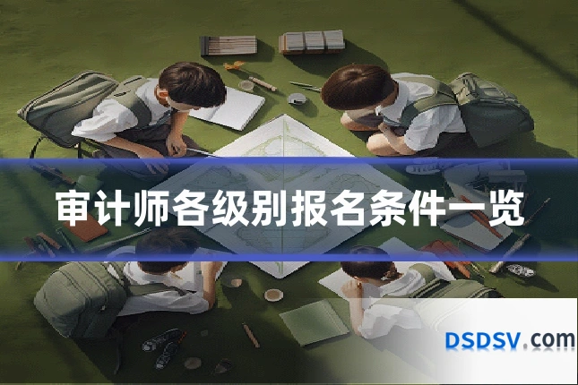 审计师各级别报名条件一览