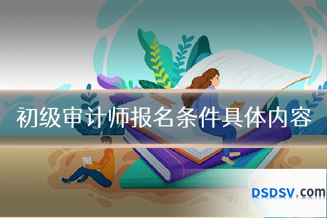 初级审计师报名条件具体内容