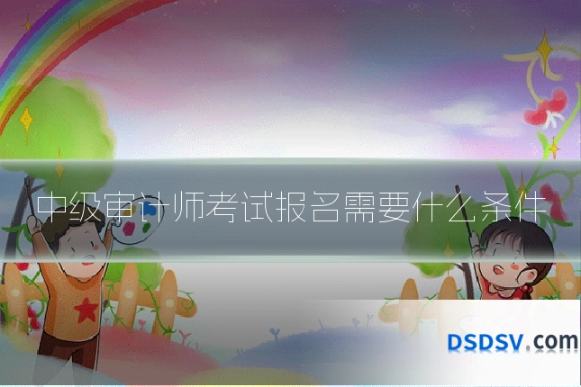 中级审计师考试报名需要什么条件