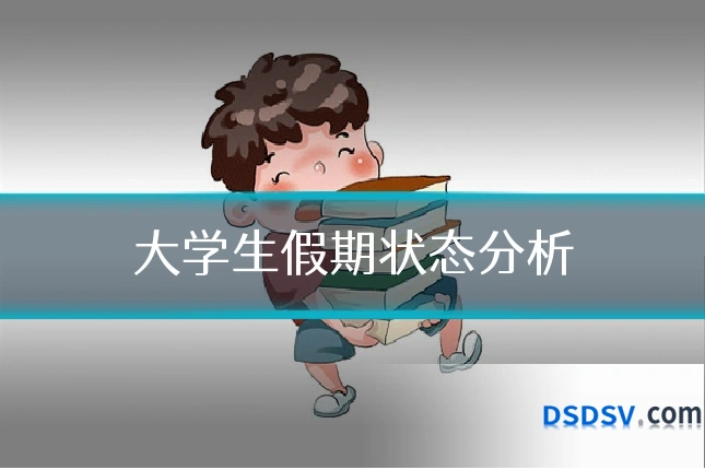 大学生假期状态分析