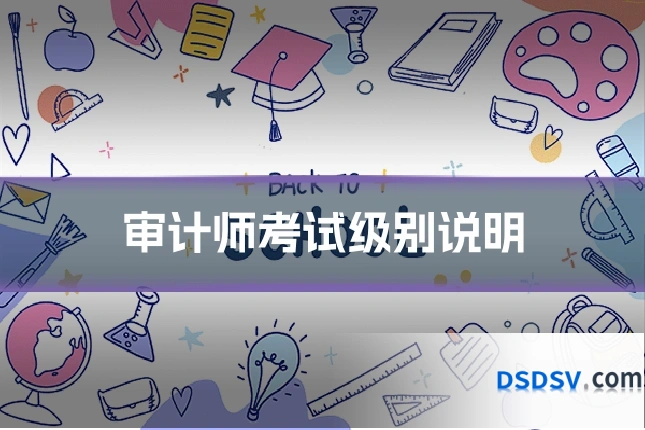 审计师考试级别说明